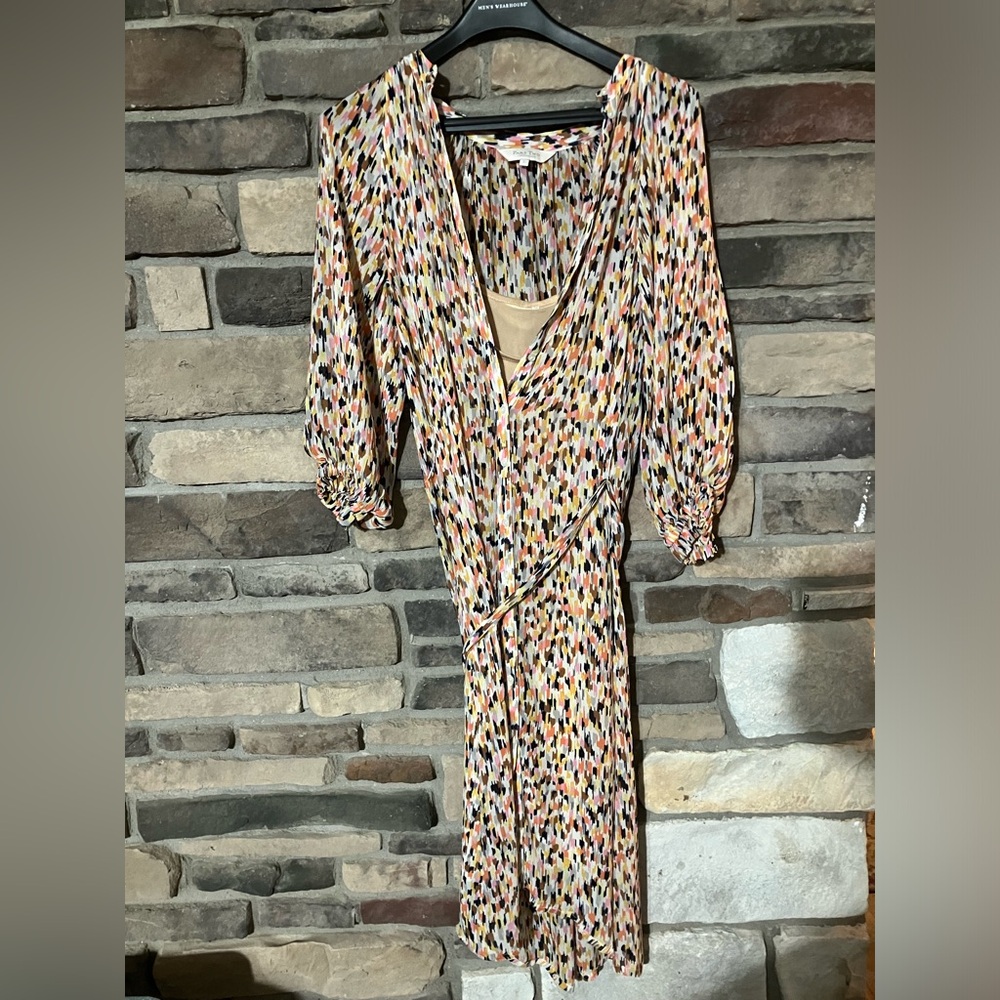 Part Two Copenhagen Multicolor Patterned Wrap Dress
